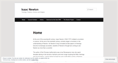 Desktop Screenshot of isaac-newton.org